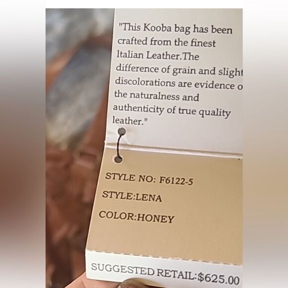 KOOBA LENA Large Leather Buckle Bag in Honey Tan - Picture 3 of 14